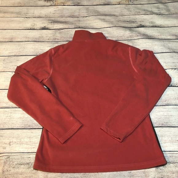 North Face Two Tone Half Zip Fleece Jacket Size S - Picture 3 of 3